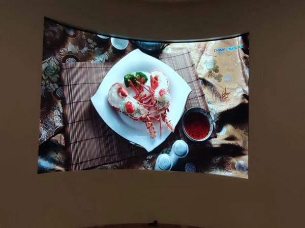 高陵室内P2.5弧形LED屏